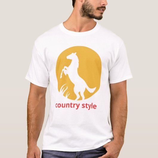 Country Style Design  T-shirt (Voorkant)