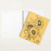 Country Sunflower Illustration Planner (Display)