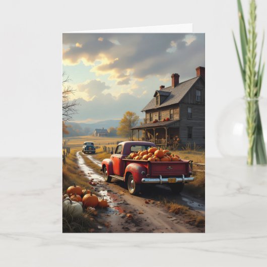 Country thanksgiving kaart (Voorkant)