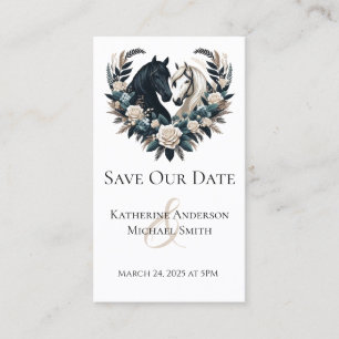 Country Wedding-Horses in Love Visitekaartje