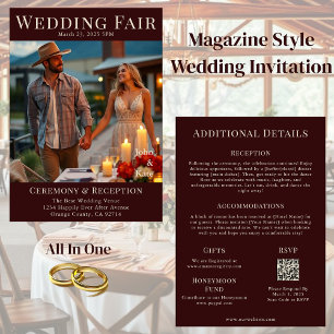 Country Wedding Magazine Hoesje Kaart