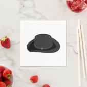 Country Western Flat Brim Felt Hat Servet (Insitu)