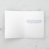 Country Western Kerstmagie Cowgirl Kaart (Binnen)