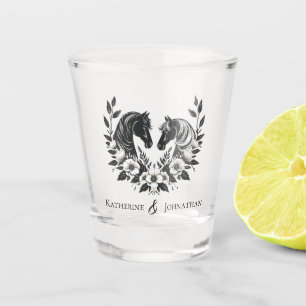 Country Western Paarden Bruiloft Geld/sessie Dans- Shot Glas