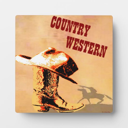 Country Western Plaque (Devant)