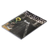 Country Western Rustic Barn Porte Carnet du Journa (Côté gauche)