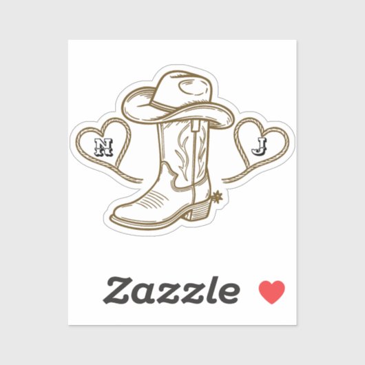 Country Western Vintage Laatste Rodeo Bachelorette Sticker (Vel)
