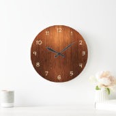 Country Wood Look Kitchen Clock Grote Klok (Huis)
