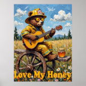 Countryside Chords: Beer's Wheel Jam Poster (Voorkant)