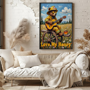 Countryside Chords: Beer's Wheel Jam Poster