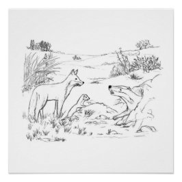 Countryside friends( part 1 of a set) perfect poster