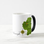 County Armagh Map & Crest Mokken (Voorkant rechts)