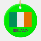County Cavan Ireland Custom Kerstversient Keramisch Ornament (Achterkant)