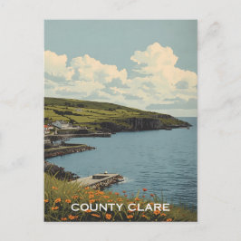 County Clare Ierland Briefkaart