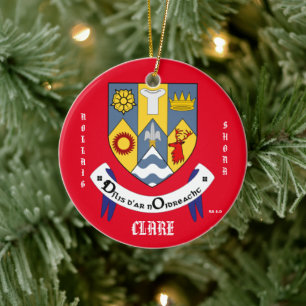 County Clare Ireland Circle Ornament
