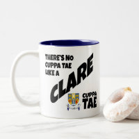 County Clare Ireland Two-Tone Coffee Mok