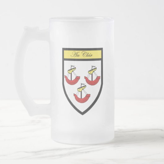 County Clare Map & Crest Mokken (Links)