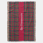 County Clare Tartan Deken (Voorkant Verticaal)