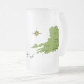 County Cork Map & Crest Mokken (Voorkant rechts)