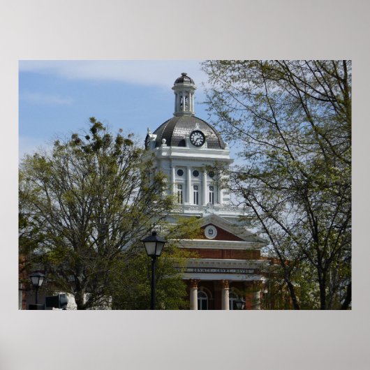 County Courthouse in Madison, GA Poster (Voorkant)