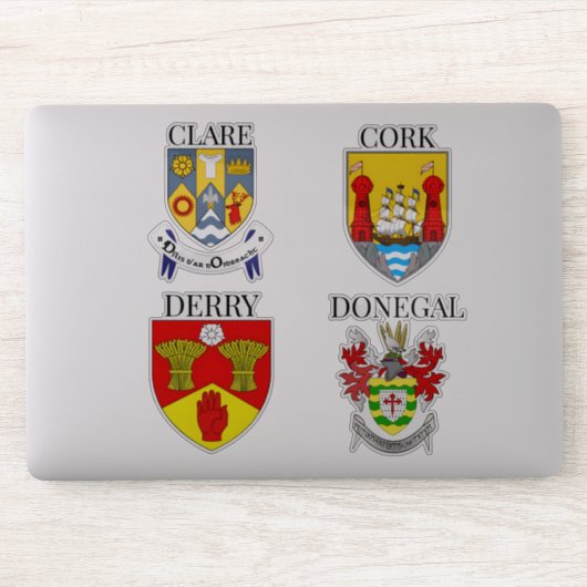 County Crests of Ireland Sticker Series 5-8 (Computer)