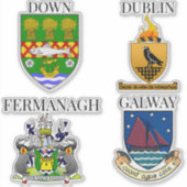 County Crests of Ireland Sticker Series 9-12 (Voorkant)