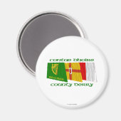 County Derry Flags Magneet (Voorkant / Achterkant)