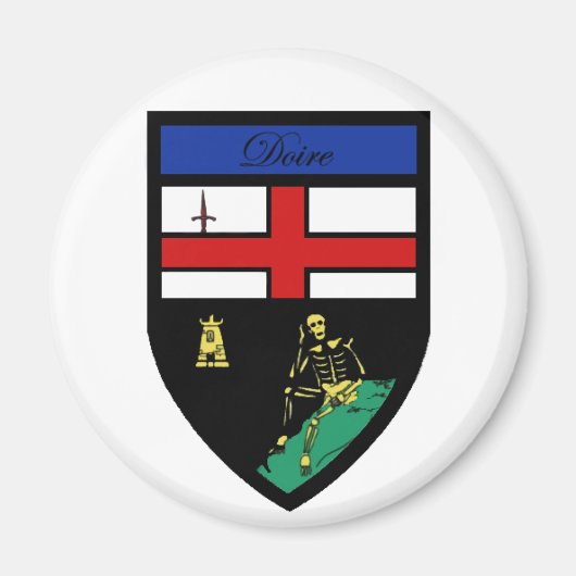 County Derry Magnet Magneet (Voorkant)
