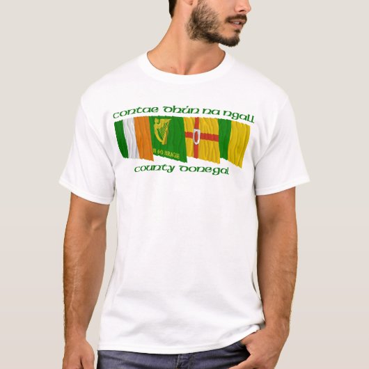 County Donegal Flags T-shirt (Voorkant)