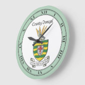 County Donegal Wall Clock Grote Klok (Hoek)