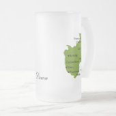 County Down Map en Crest Mokken (Voorkant rechts)