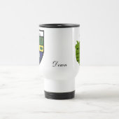 County Down Map en Crest Mokken (Center)