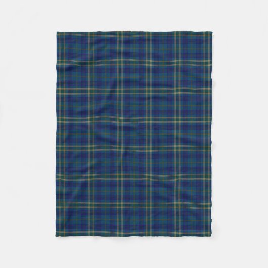 County Fermanagement Irish Tartan Fleece Deken (Voorkant)