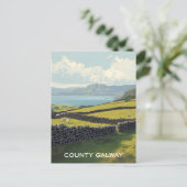 County Galway Ierland Briefkaart (Staand voorkant)