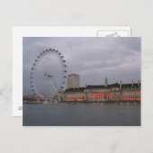County Hall - London Eye - Briefkaart (Voorkant / Achterkant)