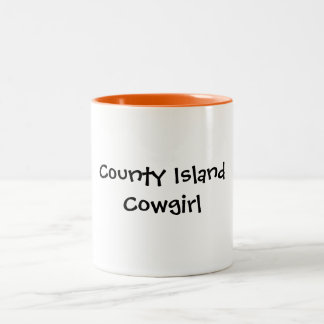 County Island Cowgirl Tweekleurige Koffiemok