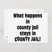 County Jail Briefkaart (Voorkant / Achterkant)