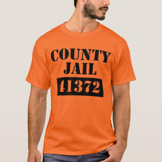 County Jail Halloween Custome T-shirt