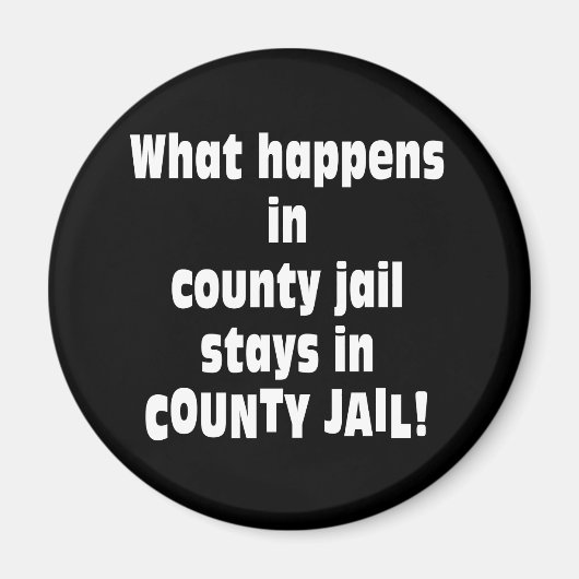 County Jail Magneet (Voorkant)