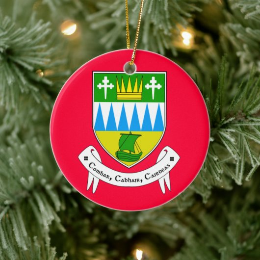 County Kerry Ireland kerstversiering Keramisch Ornament (Boom)