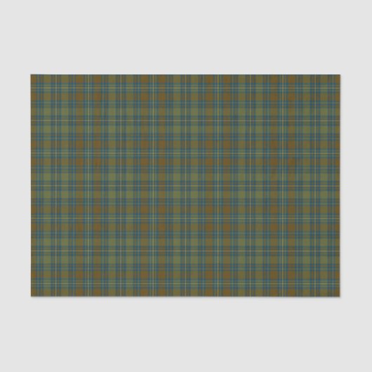 County Kerry Irish Tartan Tissuepapier (Voorkant)