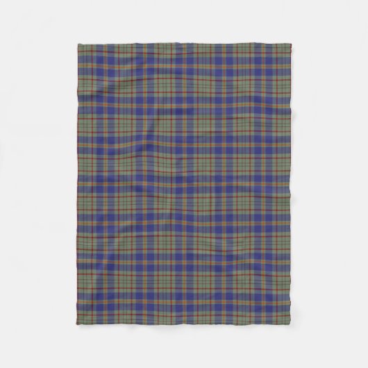 County Kildare Irish Tartan Fleece Deken (Voorkant)