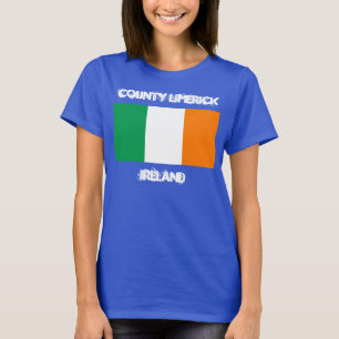 County Limerick, Ierland met Ierse vlag T-shirt