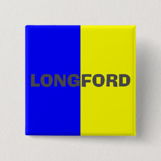 County Longford Flag Badge Vierkante Button 5,1 Cm