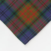 County Longford Irish Tartan Fleece Deken (Hoek)