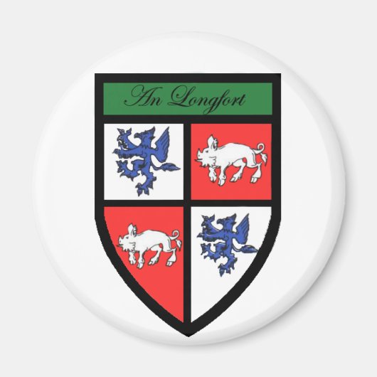 County Longford Magnet Magneet (Voorkant)