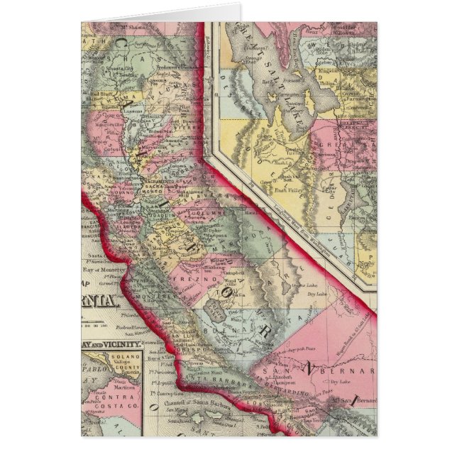County Map of California (Voorkant)