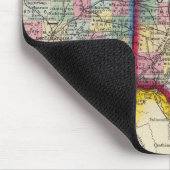 County Map of Ohio, en Indiana Muismat (Hoek)