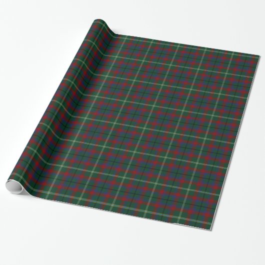 County Mayo Irish Tartan Cadeaupapier (Uitgerold)