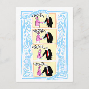 County of Airlie's Handshake Souvenir Briefkaart